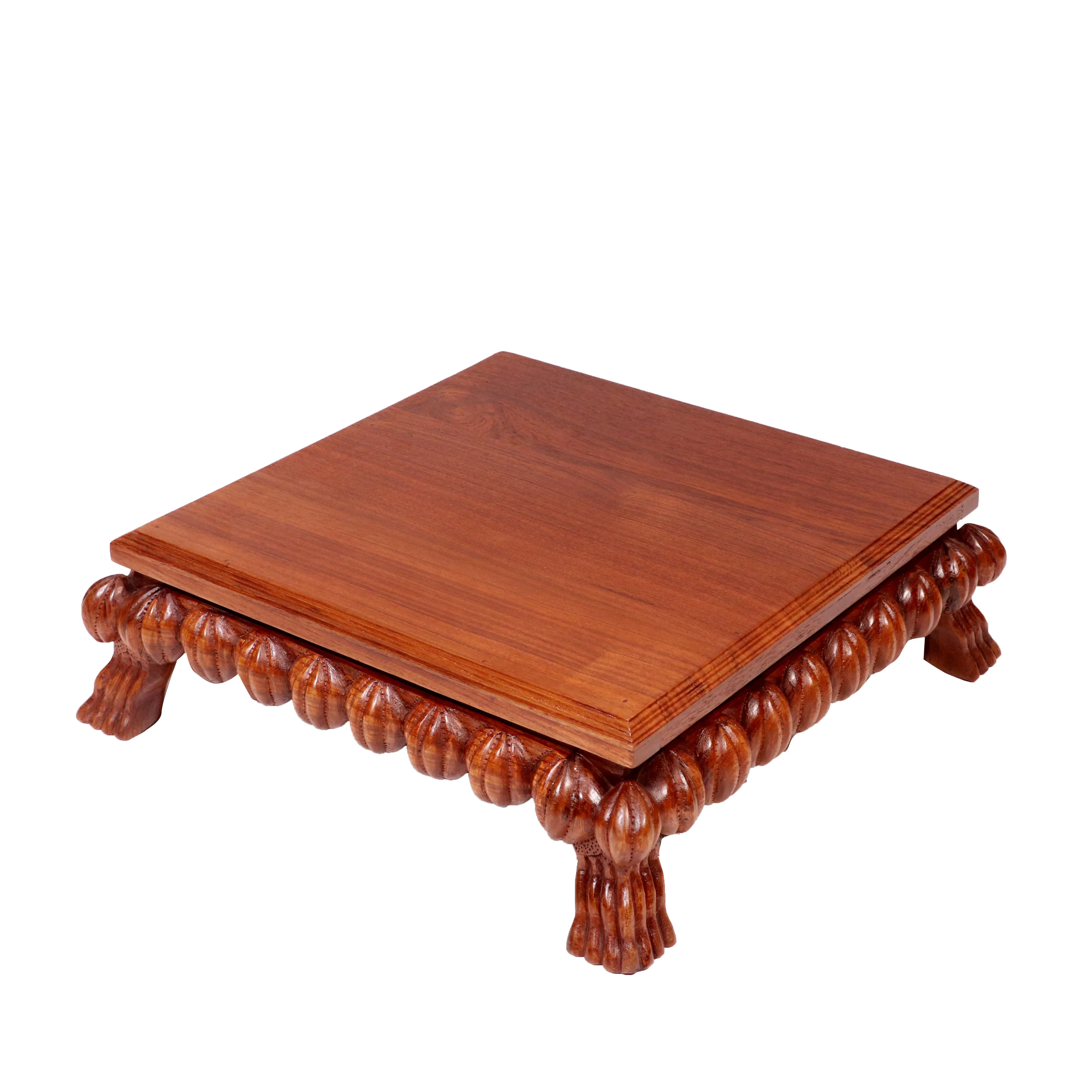 Adizya Traditional Signature Teak Wood Bajot