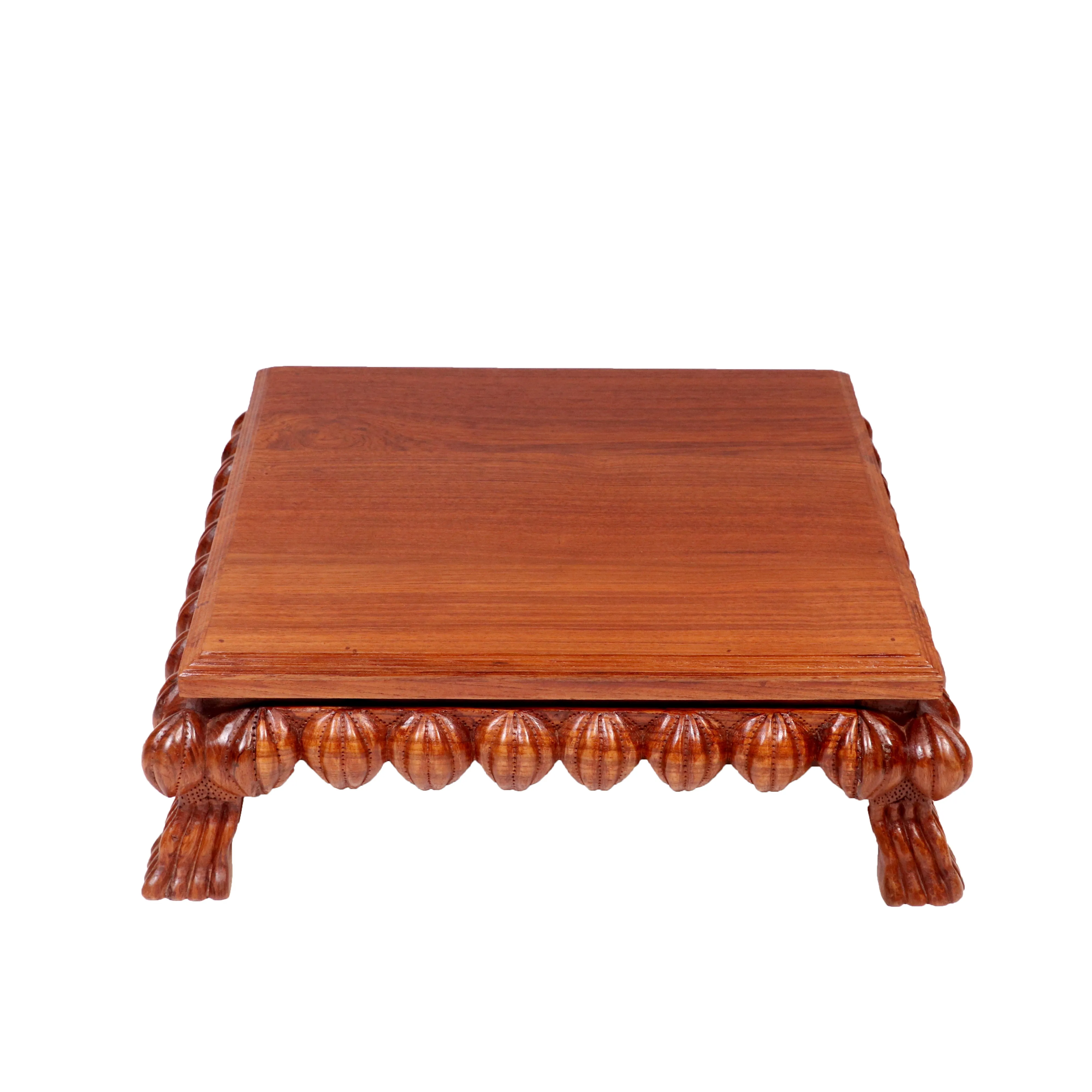 Adizya Traditional Signature Teak Wood Bajot