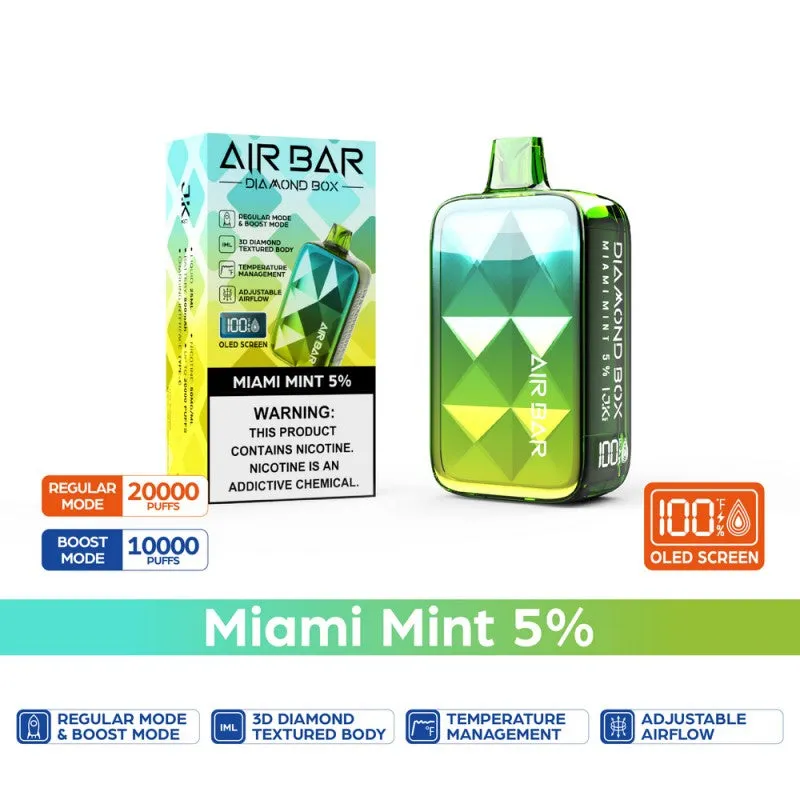 Air Bar Diamond Box Disposable