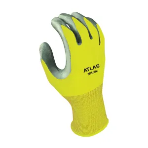 ATLAS 3704CL-08.RT Ergonomic Protective Gloves, L, Knit Wrist Cuff