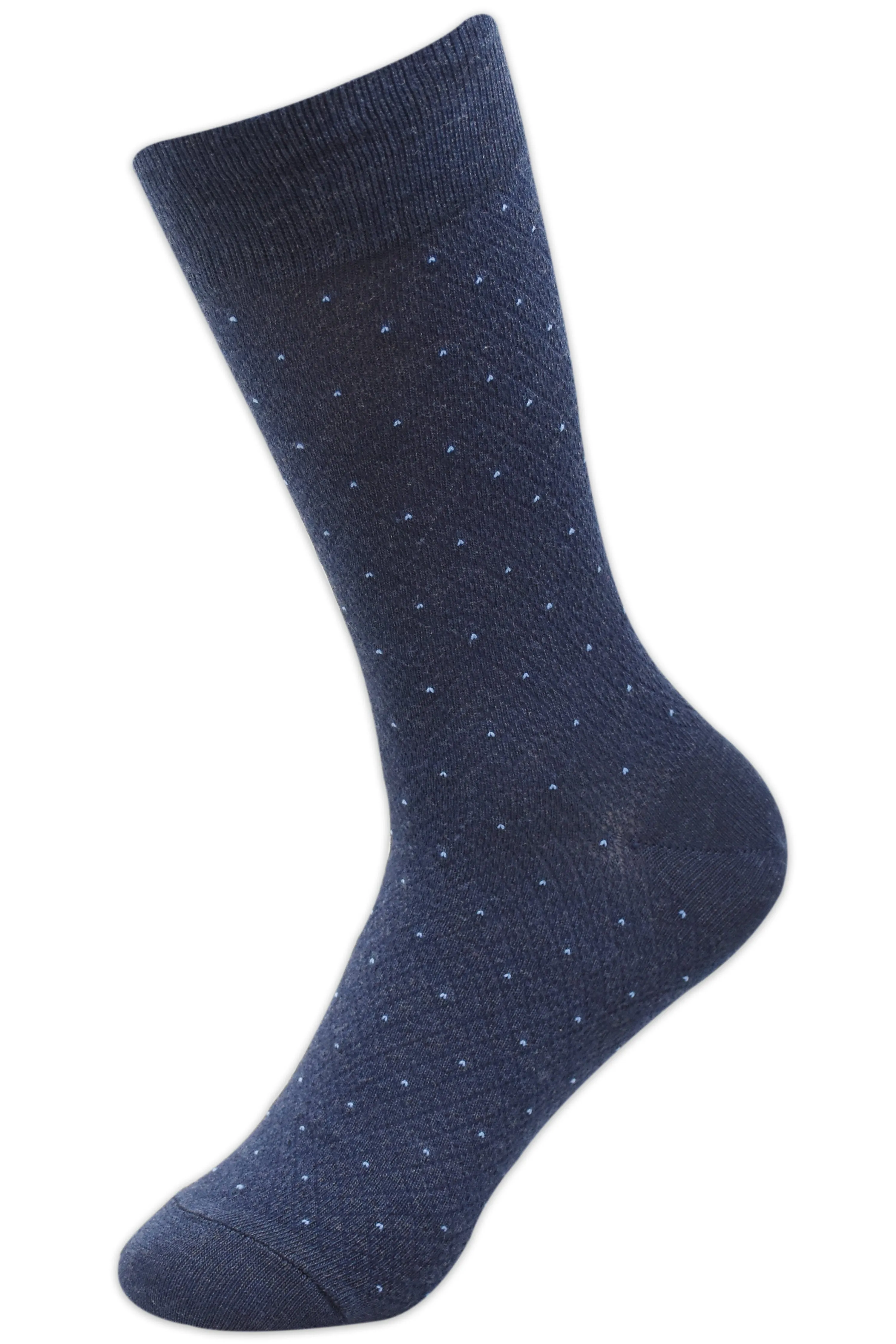 Balenzia Men's Small Polka Modal Crew length Socks (Pack of 4 Pairs/1U)