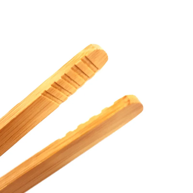 BarConic® Bamboo Tongs w/grip - 7 inch