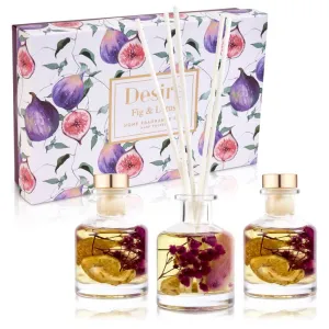 Boutique Fig & Lotus Floral Reed Diffuser Set of 3 Gift Set