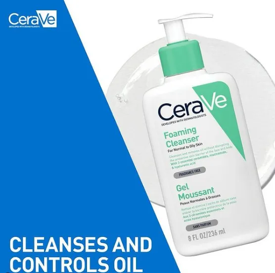 Cerave Foaming Cleanser-Gel Moussant (236ml)