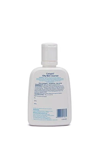 Cetaphil Oily Skin Cleanser , Daily Face Wash for Oily, Acne prone Skin , Gentle Foaming, 125ml