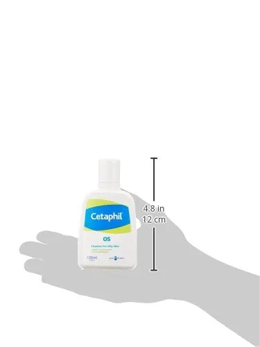 Cetaphil Oily Skin Cleanser , Daily Face Wash for Oily, Acne prone Skin , Gentle Foaming, 125ml