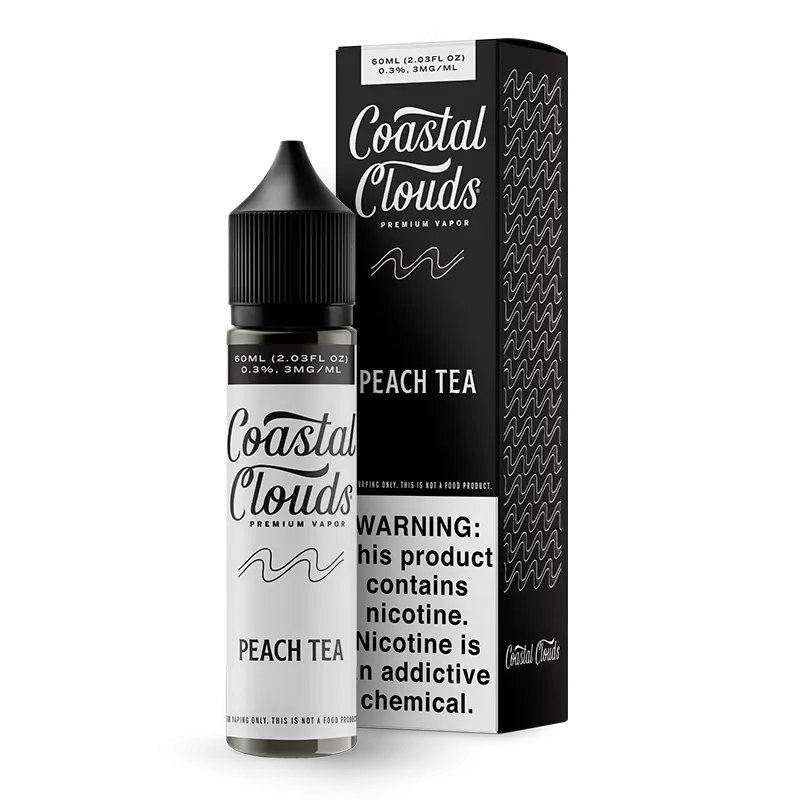 Coastal Clouds - Peach Tea - 60ML E-Liquid