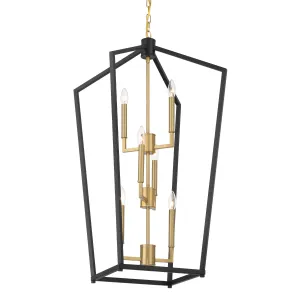 Colwick 38" 6 Lights Pendant Light Black Finish