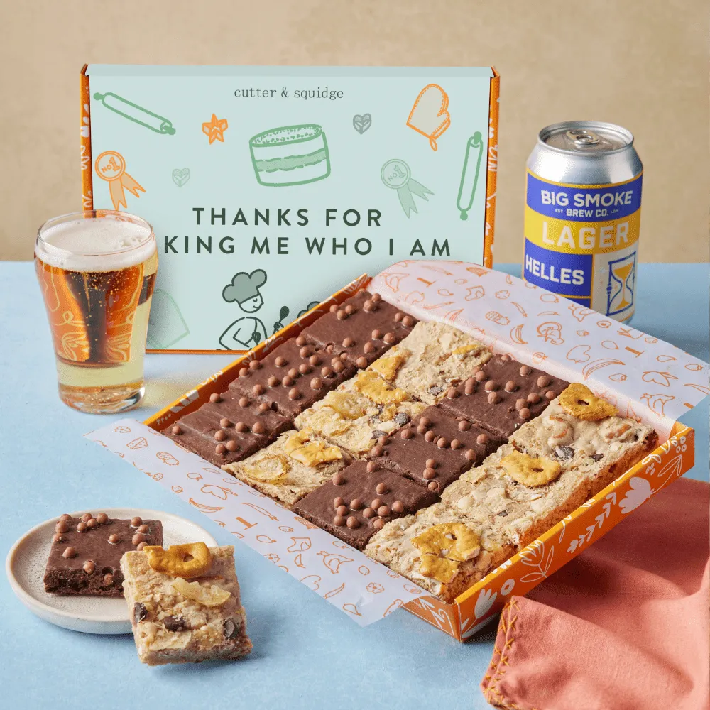 Father's Day Brownies & Beer Gift Box