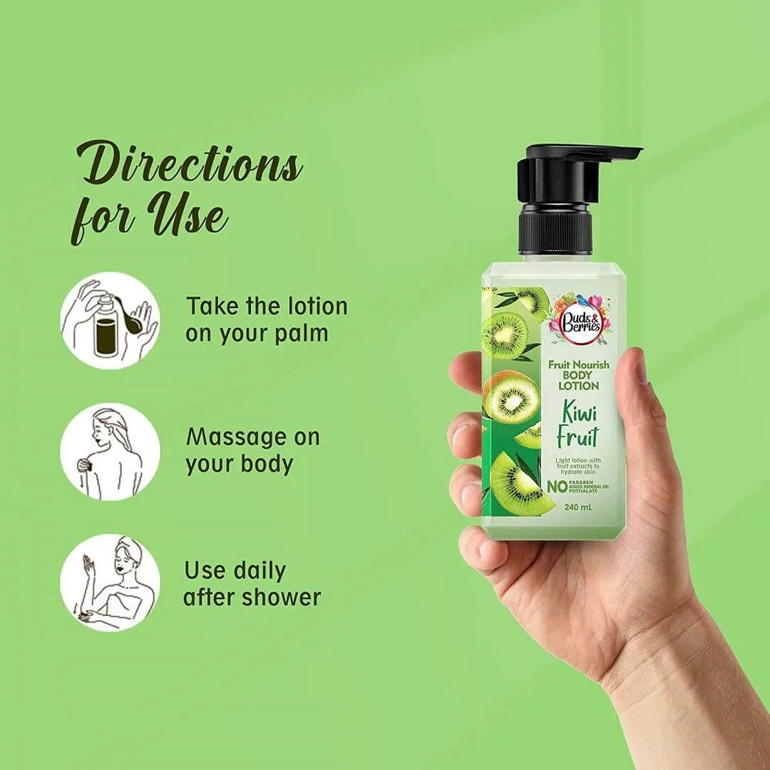 Kiwi Fruit Nourish Body Gel Lotion for Normal Skin - 240 ml