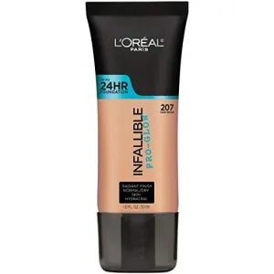 L'OREAL - Infallible Pro-Glow Foundation Sand Beige - 1 fl oz (30 ml)