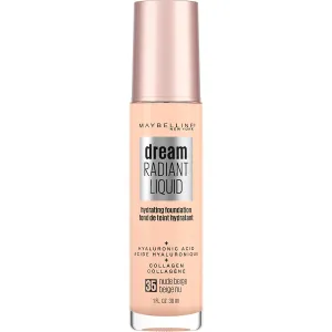 MAYBELLINE - Dream Radiant Liquid Hydrating Foundation Medium Coverage Nude Beige 35 - 1 fl oz (30 ml)