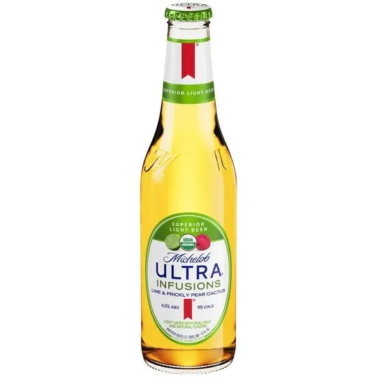 Michelob ULTRA Infusions Lime & Prickly Pear Cactus Domestic Beer, 6 Pack Beer, 12 fl oz Bottles, 4 % ABV