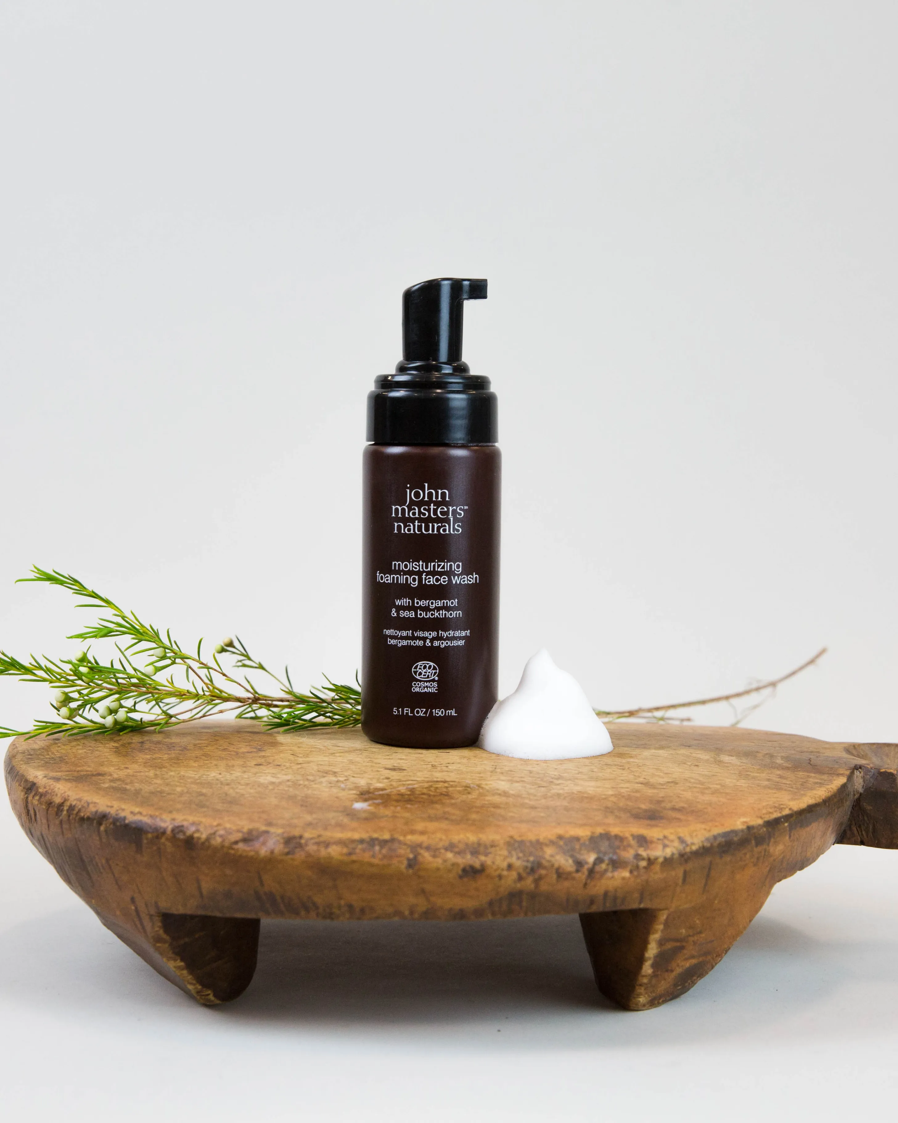 Moisturizing Foaming Face Wash with Bergamot & Sea Buckthorn