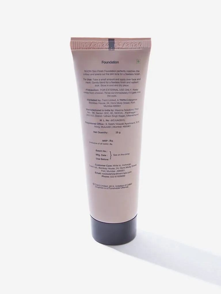 Nuon Skin Finish Mocha NU05 Liquid Foundation - 25 GM