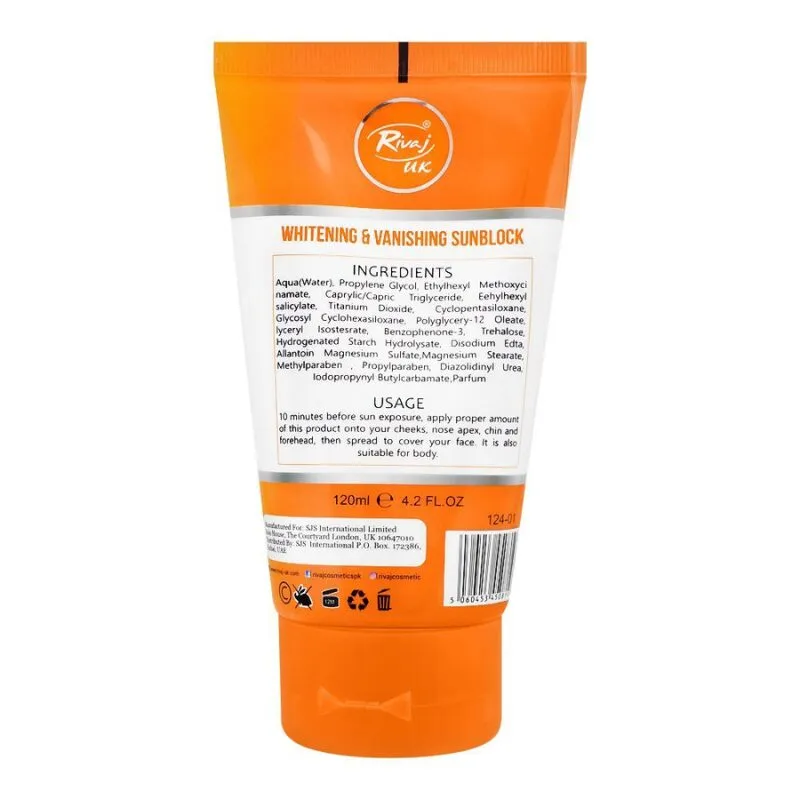 Rivaj Uk Sun block 120 ml