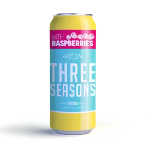 Three Seasons Saison with Raspberry 473ml Can