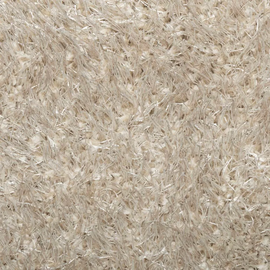 vidaXL ISTAN High Pile Shiny Look Beige Rug - 160x230 cm | Super Soft, Fluffy & Durable