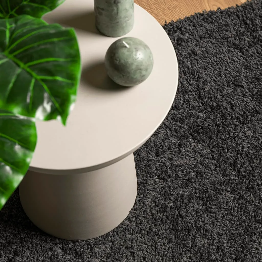 vidaXL Shaggy Rug PAMPLONA - Luxurious High Pile Anthracite Area Rug (240x240 cm) | Soft, Durable, and Easy to Clean