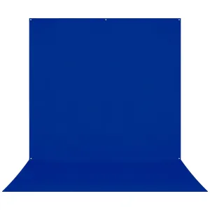 Wrinkle-Resistant Backdrop - Royal Blue / Chroma-Key Blue (8' x 13')