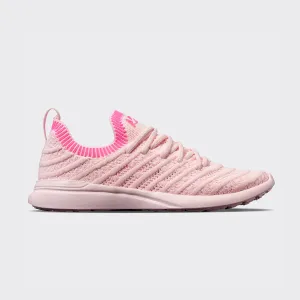 Youth's TechLoom Wave Bleached Pink / Fusion Pink / Ribbed